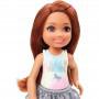Barbie® Club Chelsea™ Doll (6-inch Brunette) with Unicorn Graphic and Star Skirt