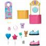 Barbie® Club Chelsea™ Doll and Carnival Playset, 6-inch Blonde Wearing Fashion and Accessories, with Ferris Wheel, Bumper Cars, Puppy and More
