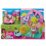Barbie® Club Chelsea™ Doll and Carnival Playset, 6-inch Blonde Wearing Fashion and Accessories, with Ferris Wheel, Bumper Cars, Puppy and More