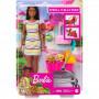 Barbie® Stroll ‘n Play Pups™ Playset with Barbie® Doll, 2 Puppies and Pet Stroller