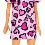 Barbie® Doll, Blonde, Wearing Pink Heart-Print Dress and Shoes