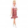 Barbie® Fashionistas™ Doll #142 with Blonde Updo Hair & Shimmery Plaid Dress