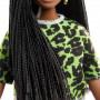 Barbie® Fashionistas™ Doll #144 with Long Braids in Neon Look