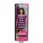 Barbie® Fashionistas™ Doll #147 with Long Brunette Hair & Striped Dress