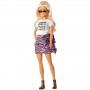 Barbie® Fashionistas™ Doll #148 with Long Blonde Hair & Animal-Print Skirt