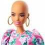 Barbie® Fashionistas™ Doll #150 with No-Hair Look & Floral Dress