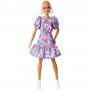 Barbie® Fashionistas™ Doll #150 with No-Hair Look & Floral Dress
