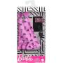 Barbie Fashion Pack in Pink Bow Print Dress, Black Shoes and Bow Bag