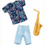 Barbie Clothes - Career Outfits for Ken Doll, Musician Look with Saxophone