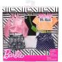 ​Barbie® Fashion Pack - Jacket, ‘Girl Squad’ Top, Checked Skirt, Denim Shorts, Fanny Pack and Watch