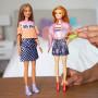 ​Barbie® Fashion Pack - Jacket, ‘Girl Squad’ Top, Checked Skirt, Denim Shorts, Fanny Pack and Watch