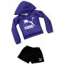 Barbie Storytelling Fashion Pack of Doll Clothes Inspired by Puma: Hoodie, Shorts and 6 Accessories Dolls