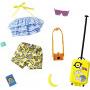 Barbie Storytelling Fashion Pack of Doll Clothes Inspired by Minions: Halter Top, Banana Shorts and 6 Accessories Dolls