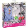 Barbie Storytelling Fashion Pack of Doll Clothes Inspired by Super Mario: Dress with Graphic Print & 6 Accessories Dolls