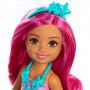 Barbie™ Dreamtopia Chelsea™ Mermaid Doll, 6.5-inch with Pink Hair and Tail