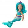 Barbie™ Dreamtopia Chelsea™ Mermaid Doll, 6.5-inch with Teal Hair and Tail