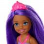 Barbie™ Dreamtopia Chelsea™ Mermaid Doll, 6.5-inch with Purple Hair and Tail