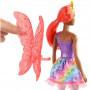 Barbie™ Dreamtopia Fairy Doll, 12-inch, with Pink Hair, Light Pink Legs & Wings, Gift for 3 to 7 Year Olds