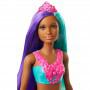 Barbie Dreamtopia™ Mermaid Doll, 12-inch, Teal and Purple Hair