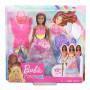 Barbie™ Dreamtopia Dress Up Doll Gift Set, approx. 12-inch, Brunette with 3 Fashions