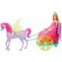 Barbie™ Dreamtopia Princess Doll, 11.5-in Blonde, with Fantasy Horse and Chariot