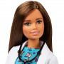 Barbie® Pet Vet  Doll, Brunette, Wearing Career Pet-print Dress