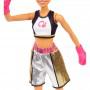 Barbie® Boxer Doll, Brunette, Wearing Boxing Outfit featuring Pink Boxing Gloves