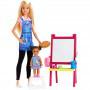 ​Barbie® Art Teacher Playset with Blonde Doll, Toddler Doll, Easel and Accessories