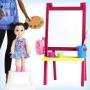 ​Barbie® Art Teacher Playset with Brunette Doll, Easel and Accessories