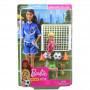 ​Barbie® Soccer Coach Playset with Brunette Soccer Coach Doll, Student Doll and Accessories