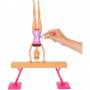 ​Barbie® Gymnastics Doll and Playset with Twirling Feature, Balance Beam, 15+ Accessories