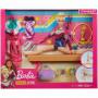 ​Barbie® Gymnastics Doll and Playset with Twirling Feature, Balance Beam, 15+ Accessories