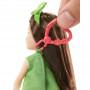 Barbie® Club Chelsea™ Dress-Up Doll in Avocado Costume, 6-inch Brunette, with Pet Kitten and Accessories