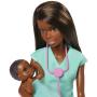 ​Barbie® Baby Doctor Playset with Brunette Doll, 2 Infant Dolls, Exam Table and Accessories