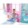 ​Barbie® Dollhouse, Portable 1-Story Playset with Pool and Accessories