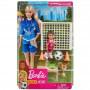 ​Barbie® Soccer Coach Playset with Blonde Soccer Coach Doll, Student Doll and Accessories