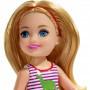 ​Barbie® Club Chelsea™ Doll, 6-inch Blonde Wearing Dinosaur-Themed Look with Removable Skirt, for 3 to 7 Year Olds