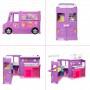 Barbie® Food Truck with Multiple Play Areas & 30+ Realistic Play Pieces