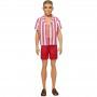 ​Ken™ 60th Anniversary Doll 1 in Throwback Beach Look with Swimsuit & Sandals