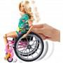 ​Barbie® Fashionistas™ Doll #165, with Wheelchair & Long Blonde Hair Wearing Tropical Romper, Orange Shoes & Lemon Fanny Pack