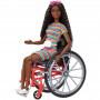 Barbie® Fashionistas™ Doll #166 with Wheelchair & Crimped Brunette Hair