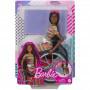 Barbie® Fashionistas™ Doll #166 with Wheelchair & Crimped Brunette Hair