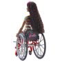 Barbie® Fashionistas™ Doll #166 with Wheelchair & Crimped Brunette Hair