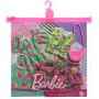 ​Barbie® Fashions 2-Pack Clothing Set, 2 Outfits for Barbie® Doll Include Watermelon-Print Dress, Floral Skirt, Tropical Tank & 2 Accessories