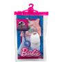 Barbie Fashions Storytelling Fashion Pack- Pink Tank and Shorts with Dinosaur - Complete Look with Outfit & Accessories