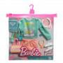 ​Barbie® Storytelling Fashion Pack of Doll Clothes Inspired by Roxy: Sweatshirt with Roxy Graphic, Orange Shorts & 7 Beach-Themed Accessories for Barbie® Dolls Including Camera