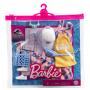 Barbie Fashions Storytelling Fashion Pack- Dress with Yellow Top with Dinosaur - Complete Look with Outfit & Accessories