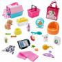 Barbie® Doll (11.5-in Blonde) and Pet Boutique Playset with 4 Pets, Color-Change Grooming Feature and Accessories