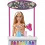 Barbie® Smoothie Bar Playset, Blonde Barbie® Doll, Smoothie Bar & 10 Accessories for Kids 3 to 7 Years Old