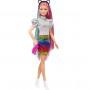 Barbie Leopard Rainbow Hair Doll